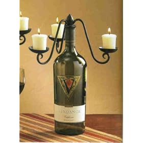 Click here to buy Candelabra Wine Bottle Topper by PARK DESIGNS.