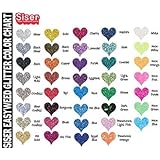 SISER GLITTER EASY WEED HEAT TRANSFER GLITTER VINYL 20 INCHES BY 1 FOOT (12 INCHES) ANY COLOR. HTV GLITTER VINYL SHEET 12 X 20 SISER EASYWEED GLITTER HEAT TRANSFER VINYL ALL COLORS AVAILABLE!