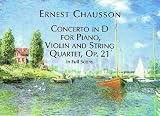 Concerto in D for Piano, Violin and String Quartet, Op. 21, in Full Score