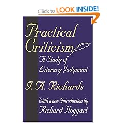 Practical Criticism: A Study of Literary Judgment
