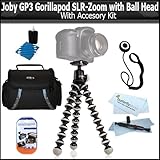 Joby GP3 Gorillapod SLR-Zoom Flexible Tripod with BH1 Ball Head with Bubble ....