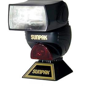 Click here to buy Sunpak PZ-040M Ultra-Compact Digital TTL Dedicated Flash for Minolta Digital and 35mm Cameras....