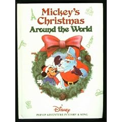Mickey's Christmas Around the World Pop Up Book and Cassettes