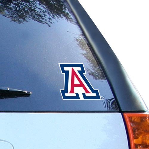 Ncaa arizona wildcats 4.25" x 4" ultra car decal