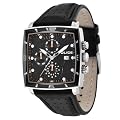 Police Men's Patrol Mf Watch 12921Js/02 with Black Leather Strap and Black Mulitifunctional Dial