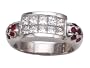 1.50 cttw Invisible Set Band - 18kt White or Yellow Gold LIFETIME WARRANTY