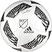 adidas Performance 2016 MLS Top Training NFHS Ball, White/Black/Iron Metallic, 5
