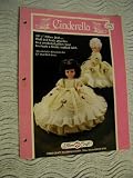 Cinderella 10 1/2" Pillow Doll.....Half doll body attaches to a crocheted pillow base to create a firmly stuffed skirt (Fibre-Craft FCM163) Cinderella 10 1/2" Pillow Doll.....Half doll body attaches to a crocheted pillow base to create a firmly stuffed skirt (Fibre-Craft FCM163)