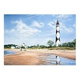  : Heritage Puzzle Reprieve at Cape Lookout Lighthouse 550 Piece Jigsaw Puzzle