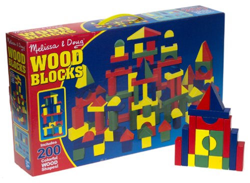 Melissa& Doug 200-pc. Wood Block Set