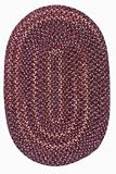 Colonial Mills (CMI) Midnight MN86 | Burnt Brick Area Rug 2' x 12' Oval