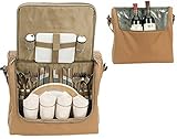 Insulated Picnic Cooler 'Tan' 30 Pcs Set