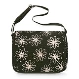 Olive n Figs Quilted Messenger Bag - Midnight Daisies