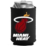 NBA Miami Heat Black Collapsible Can Coolie