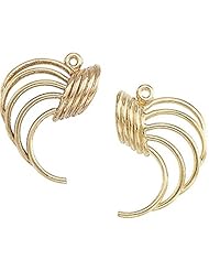 Pair of 14K Yellow Gold Earring Jacket -- LIFETIME WARRANTY