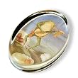 Serenade - Oval Glass Paperweight