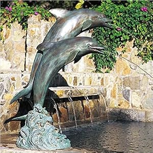Double Dolphin Fountain (L)