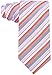 Scott Allan Collection Men's Orange Tie | Adult Standard Size Necktie Orange Gray | Corbatas Para Hombre