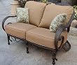 Grand Bonaire Weave Loveseat - All-weather Resin Wicker - Outdoor Cushions New