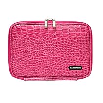Amazon's Kindle 2 International CaseCrown Double Memory Foam Carrying Case (Alligator Pink)