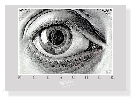 ポスター MC エッシャー 眼