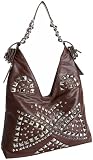 SR SQUARED By Sondra Roberts Studded Hobo