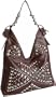 SR SQUARED By Sondra Roberts Studded Hobo