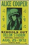  : WILD BILL POSTER ~ Alice Cooper Schools Out Dillon Stadium