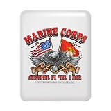 iPad Case White Marine Corps Semper Fi Til I Die