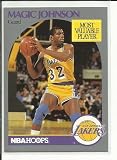 MAGIC JOHNSON 1990-91 NBA HOOPS BASKETBALL CARD #157 NM