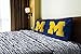 4pc NCAA Michigan Wolverines Full Sheet Set College Anthem Bedding