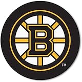 FANMATS NHL Boston Bruins Nylon Face Hockey Puck Rug