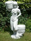 Eigenschaften JS GartenDeko e.K.  / Deko Figur junge Frau mit Pflanztöpfen H 50 cm Skulptur aus Beton