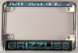 Memphis Grizzlies NBA Chrome Motorcycle RV License Plate Frame