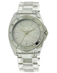 Anne Klein Plastic Transparent Ladies Watch 10-1189PVCL