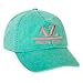 Delta Zeta (B) Embroidered Baseball Hat Cap Cursive Name Font Adjustable Leather Strap dz (Seafoam)