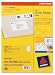 Electronics : Avery J5102-25 White 135 x 38 / 69 x 38 mm Smartstamp All-In-One Labels [Inkjet, 175/175 Labels]