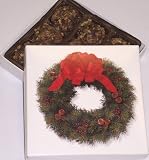 Scott's Cakes Pecan Dark Chocolate Truffles 1/2 Pound Wreath Box