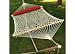 2-Point Double Size Cotton Rope Hammock with Oversize Pillow