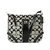 (コーチ)COACH チェルシー シグネチャー クロスボディ ショルダーバッグ ホワイト×ブラック F47126 SBWBK 並行輸入品 コーチ ショルダーバッグ