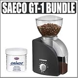 Review Saeco ASAEGT1K1 / Saeco GT-1 Titan Conical Burr Coffee Bean Grinder w/ Cleaner