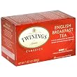 Twinings English Breakfast Tea, Tea Bags, 20-Count Boxes (Pack of 6) Twinings English Breakfast Tea, Tea Bags, 20-Count Boxes (Pack of 6)