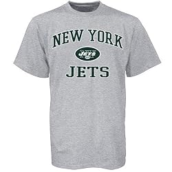 NFL New York Jets Ash Heart & Soul T-shirt