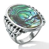 Abalone Silver Ring