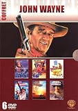 Revue Warner Home Vidéo  / Coffret John Wayne 6 DVD : Les cowboys / Chisum / Rio Bravo / Opération dans le Pacifique / La prisonnière du désert / Les cordes de la potence