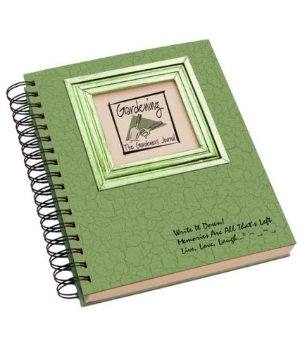 Gardening, The Gardener\'s Journal - Dk Green Hard Cover (prompts on every page, recycled paper, read more...)