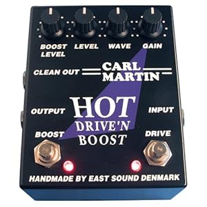 Carl Martin Hot Drive and Boost Pedal