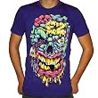ELECTRIC ZOMBIE - Rot Mouth - Purple T-shirt