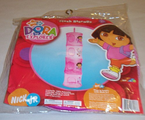 Childrens Toyshop  Toys : Dora the Explorer 4 Tier Hanging Mesh Storage Organizer