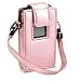 Motorola RAZR / V3 Leather Vertical Pouch - Metallic Pink